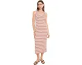 Платье миди Madewell Bloom Texture Tank с полоской