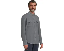 Tommy Bahama Длинная рубашка Fireside Coast с начесом и отделкой из шамбри