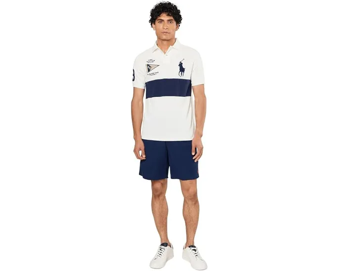 Polo Ralph Lauren Custom Slim Fit Big Pony Mesh поло классика
