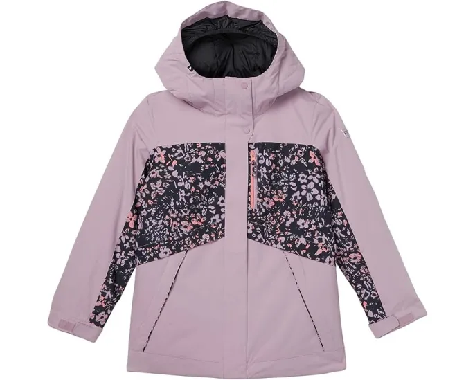 Детская парка Roxy Floral Block с капюшоном и карманами