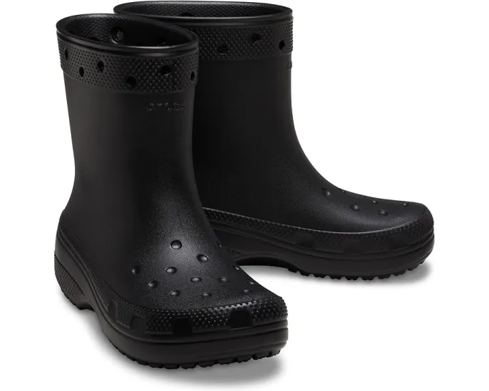 Резиновые сапоги Crocs Classic Rain Boot на платформе
