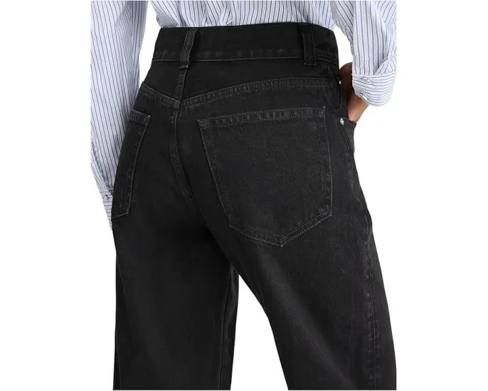 Джинсы Madewell Balloon Jean с высокой посадкой в цвете Black Frost