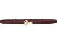 Узкий кожаный ремень с пряжкой Lauren Ralph Lauren