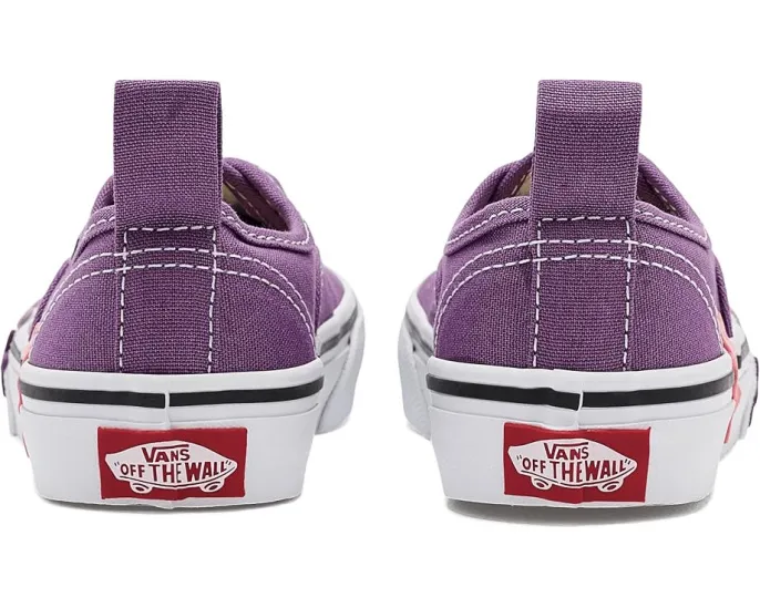 Детские кеды Vans с эластичными шнурками и цветами