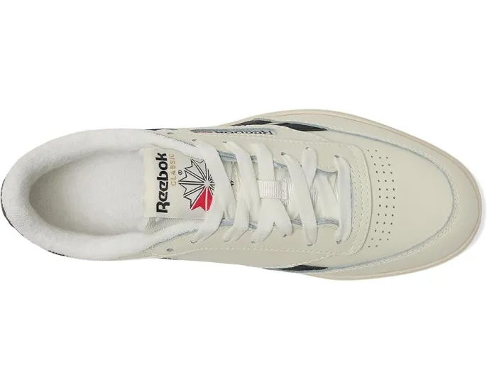Reebok Lifestyle Club C Double женские кеды с кожаным верхом и массивной резиновой подошвой