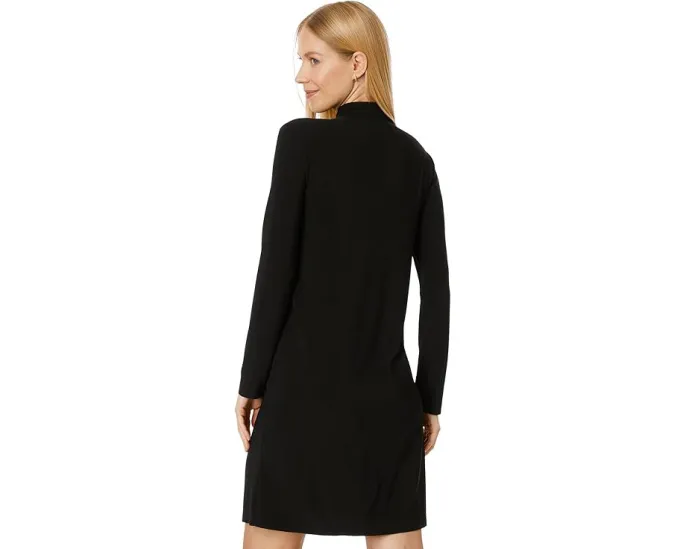 Платье Norma Kamali Long Sleeve Turtleneck Dress To Knee с водолазкой