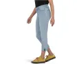 Джинсы KUT from the Kloth Amy Crop с прямыми штанинами и необработанным подолом