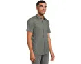 Рубашка Armani Exchange с микропринтом и коротким рукавом