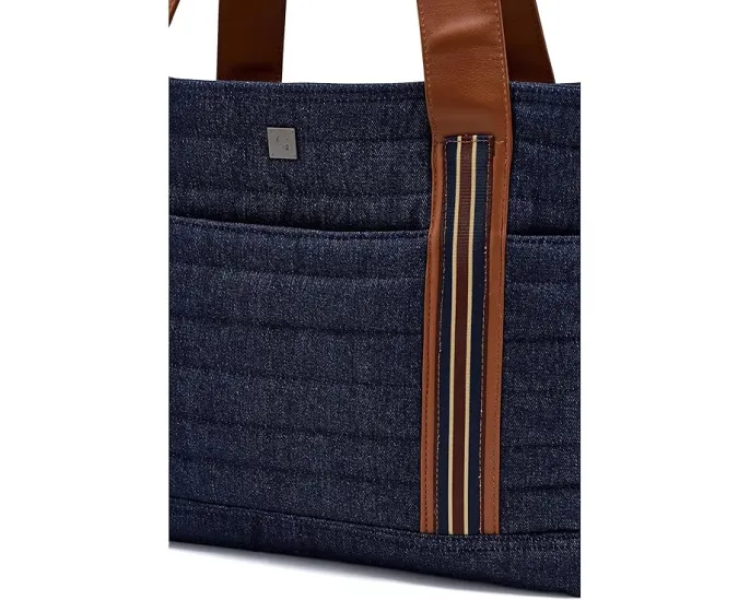 THINK ROYLN Journey Maxi Tote большая сумка тоут с денимом и съемным ремнем
