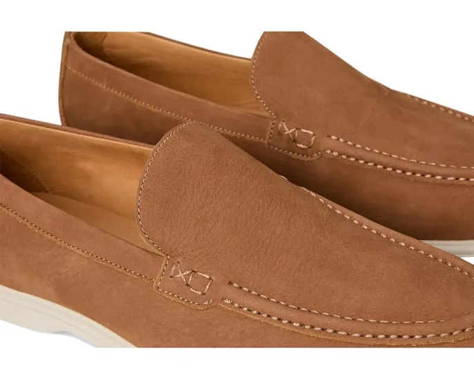Peter Millar Excursionist Nubuck Venetian Loafers из нубука с мягкой кожаной подкладкой