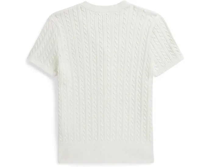 Кардиган с V-образным вырезом и жаккардом с медвежонком Polo Ralph Lauren Kids для детей постарше