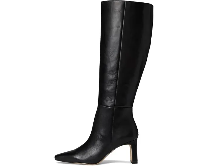 Ботинки Sylvia Wide Calf Sam Edelman из кожи с широким голенищем