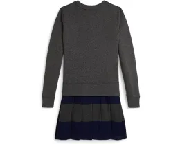 Платье-худи Big Pony из флиса Polo Ralph Lauren Kids для старших детей