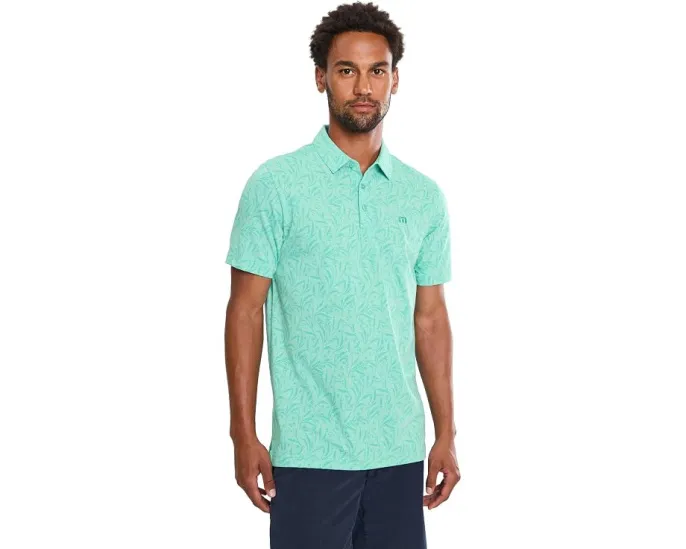 Футболка поло TravisMathew Performance Jersey S с воротником и пуговицами
