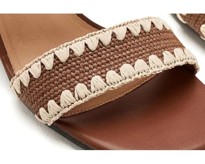 Сандалии Hattie от Seychelles с двухцветным верхом и квадратным носком