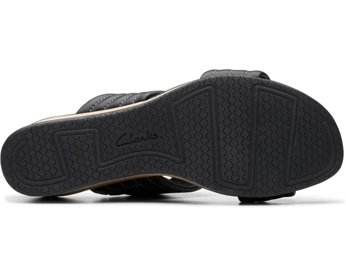 Сандалии Clarks Chelseah Path на танкетке с кожаным верхом