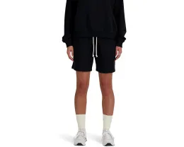 Шорты New Balance Athletics из велюра с вышитым логотипом