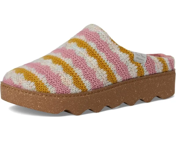Домашние тапочки-клоги Toni Pons Joyce-NS из объемной вязки с платформой