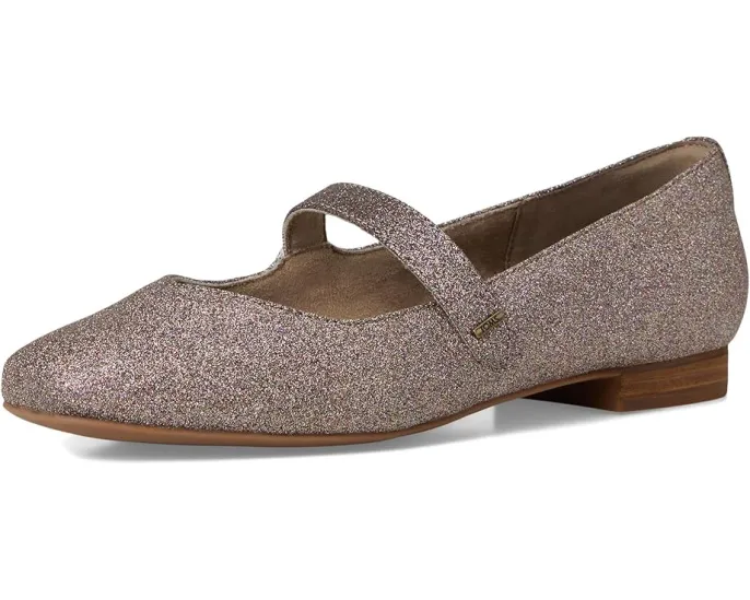 Туфли-лодочки TOMS Bianca из замши с квадратным носком и ремешком