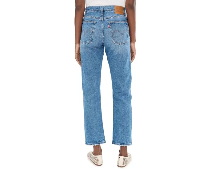 Джинсы Levi's Premium Wedgie Straight свободного кроя с прямыми штанинами