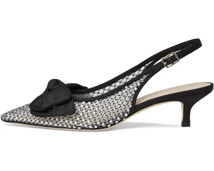 Debra Jeweled Slingback лодочки с острым носком и застежкой на щиколотке