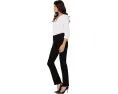 Джинсы NYDJ Petite Marilyn Straight с технологией Lift Tuck для уверенности в черном цвете
