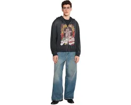 AllSaints Roque Zip Hoody худи молния с принтом