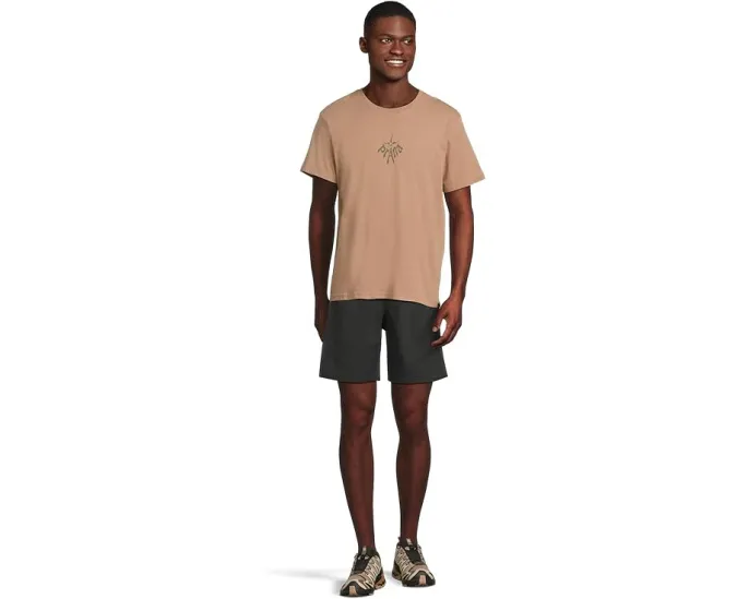 Шорты Stretch Zion Pull On с вентиляцией по бокам и защитой от солнца Prana