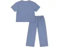 Пижамный комплект abercrombie kids из мягкого поли джерси с футболкой и штанами