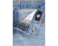 Джинсы свободного кроя abercrombie kids Afb Loose Fit из мягкого денима