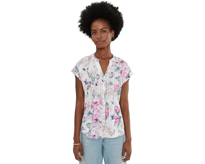 Топ Floral Gardens с вышивкой крестиком Tommy Bahama