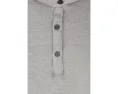 Футболка John Varvatos Duke Henley с небесно-серым принтом