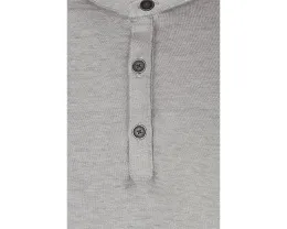 Футболка John Varvatos Duke Henley с небесно-серым принтом