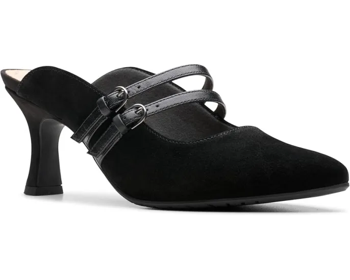Сандалии Clarks Kataleyna Eve из замши на котячьем каблуке