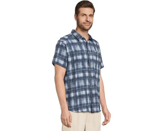 Columbia Utilizer Printed Woven Short Sleeve с защитой UPF 40 и технологией Omni-Wick