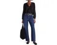 Джинсы Madewell Pieced Barrel с зауженным кроем и потертостями Mckinney Wash