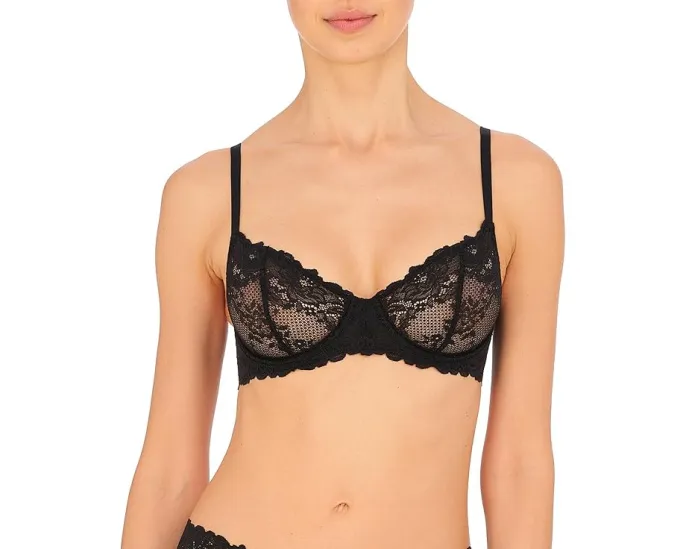 Бюстгальтер Natori Heavenly Balconette с кружевом и съемными бретелями