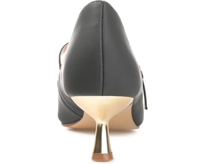 Туфли-лодочки Journee Collection Manza с острым носком и ремешком на щиколотке