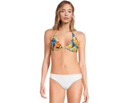 Купальник Seafolly Ciao Bella Long Line Halter Bra с регулируемыми завязками