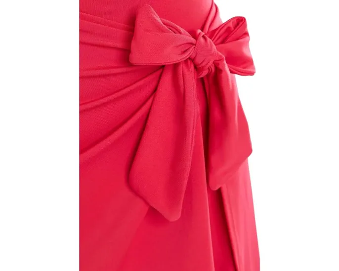 Платье Beyond Yoga Serene Jersey Flex Wrap Mini с драпировкой