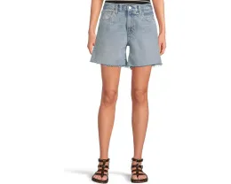 Джинсовые шорты Paige Archie Long с высокой посадкой и длиной по внутреннему шву 15 см