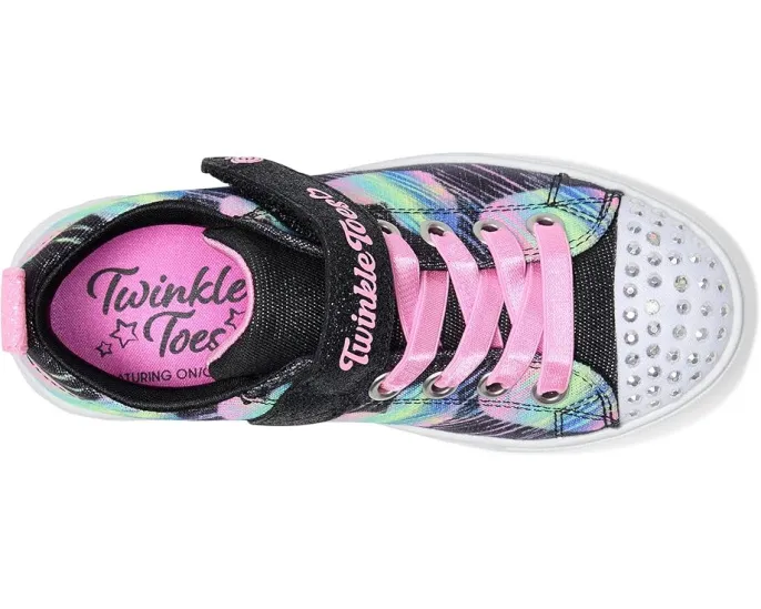 SKECHERS KIDS Heart Steps подсвечивающиеся туфли с сердечками и стразами