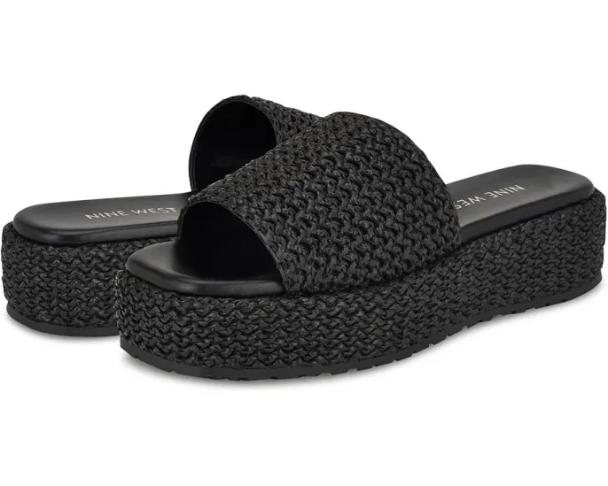 Сандалии Nine West Keziah на платформе с плетеными деталями