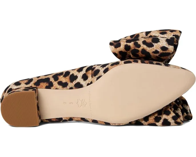 Лоферы Loeffler Randall Noa Bow Flat с большим бантом и каблуком