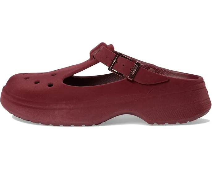 Классические сабо Crocs Mary Jane с ремешком и облачной стелькой