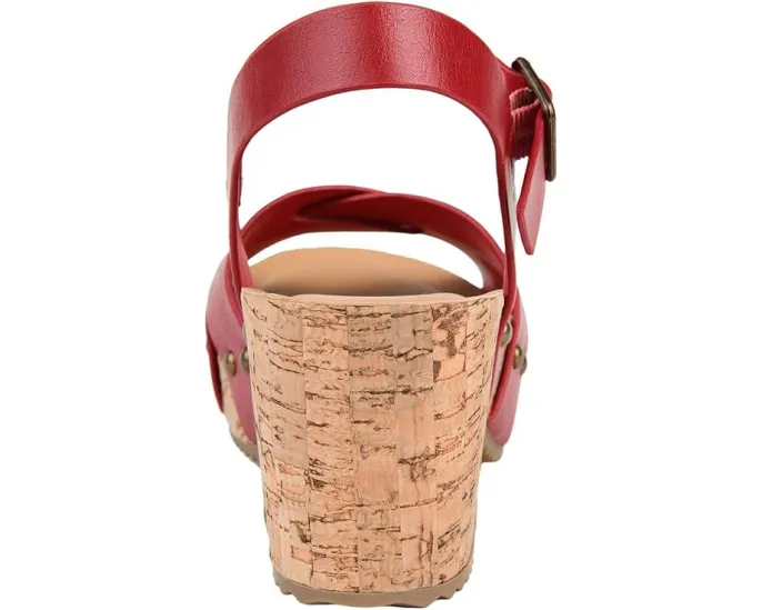 Journee Collection Сандалии Valentina на платформе с комфортной пеной Comfort Foam™