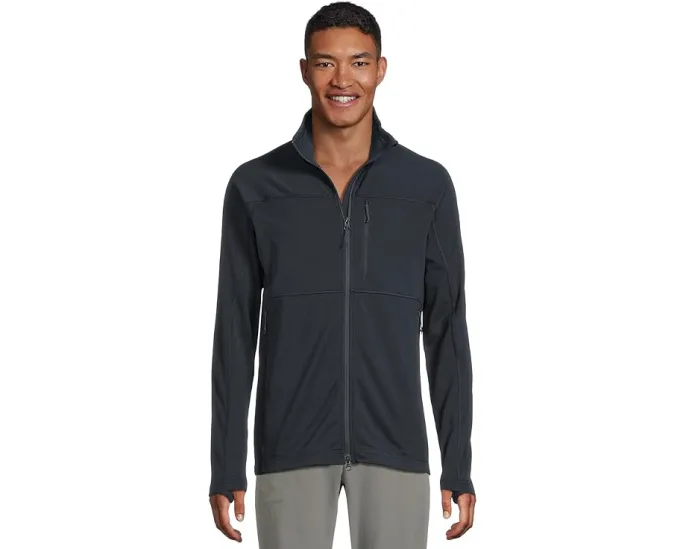 Fjällräven куртка Abisko Lite Fleece из полиэстера с карманами на молнии
