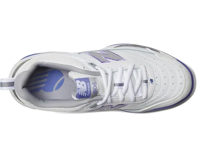 Теннисные кроссовки New Balance 806 с кожаным верхом и системой амортизации ABZORB