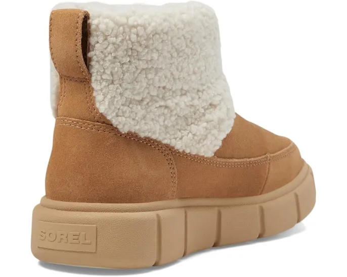 SOREL Детские ботинки Explorer III Slip-On Cozy WP на липучке с искусственным мехом