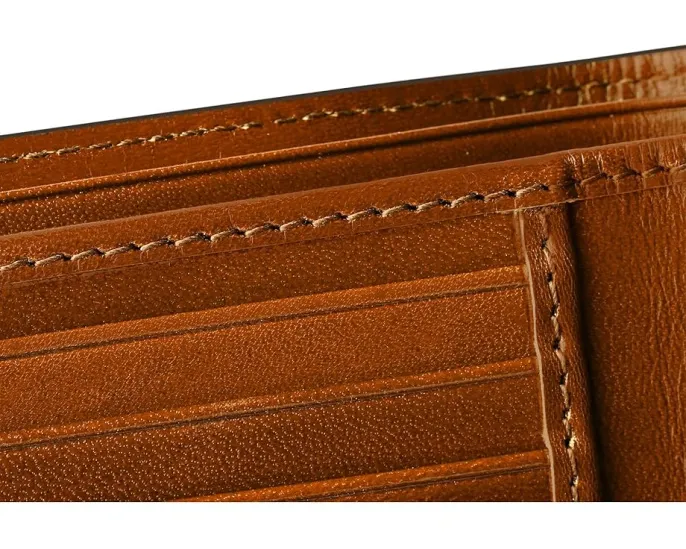 Bosca Roma Italia кожаный кошелек-бифолд с окошком для удостоверения